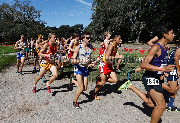 2015SIxcHSSeeded-023.JPG - 2015 Stanford Cross Country Invitational, September 26, Stanford Golf Course, Stanford, California.